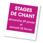 Stage de chant au coin du feu 2017 - A vous de jouer