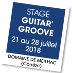 Stage guitar Groove - été 2018