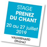 Stage Prenez du Chant - A vous de jouer