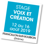 Stage Voix et Création - A vous de jouer